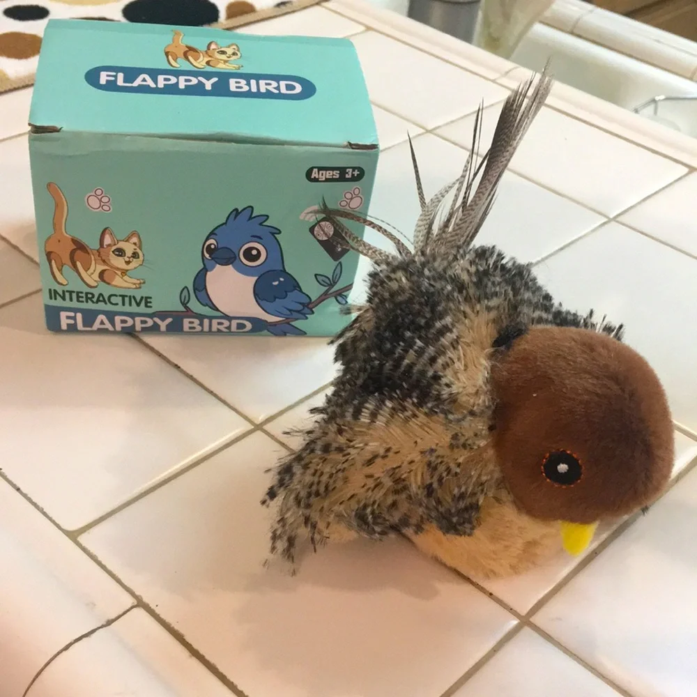 😻”NWT” FLAPPY BIRD CAT TOY